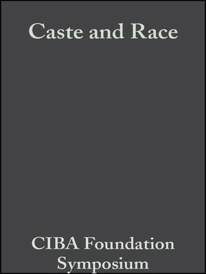 cover image of Caste and Race
